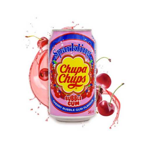 Chupa Chups Sparkling Cherry Bubblegum 345 ml