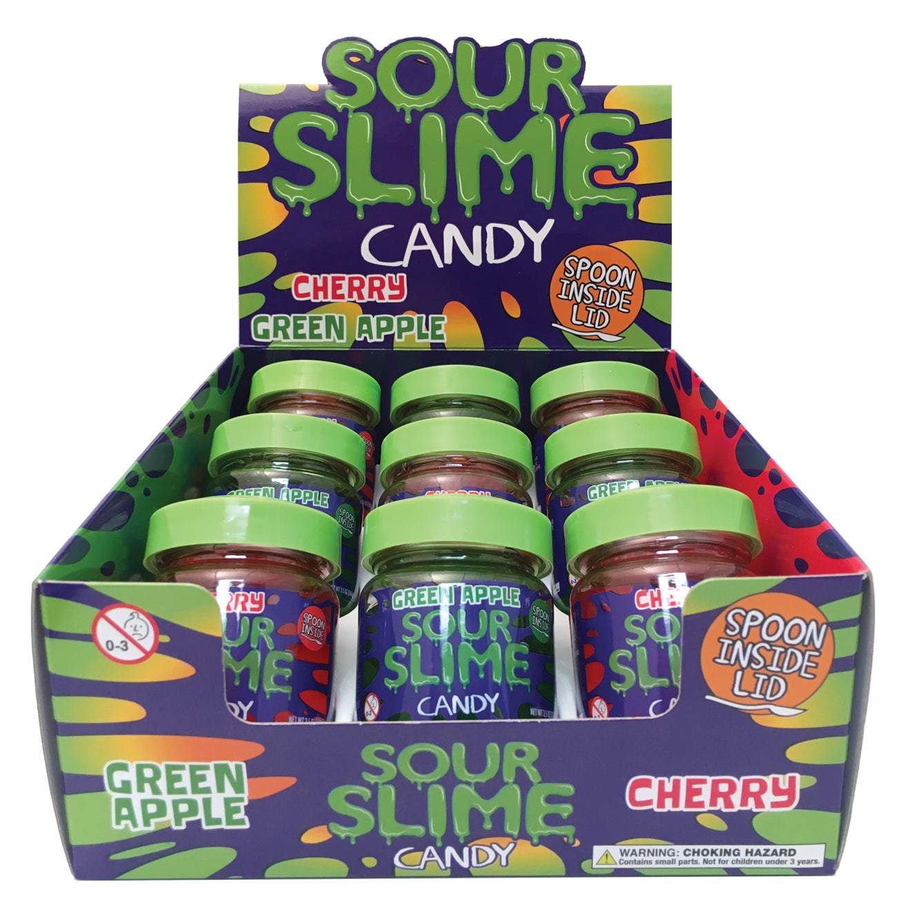 Boston America Sour Slime Candy 3.5Oz