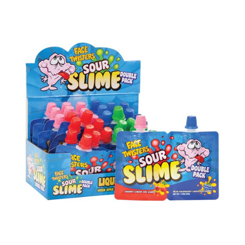 Face Twisters Sour Slime Candy 1.4oz/40g