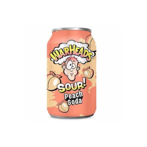Warheads Sour Peach Soda 330ml