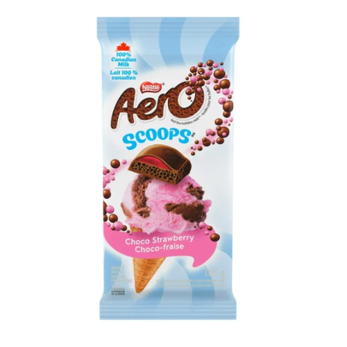 Aero Scoops Strawberry 105g (CA)