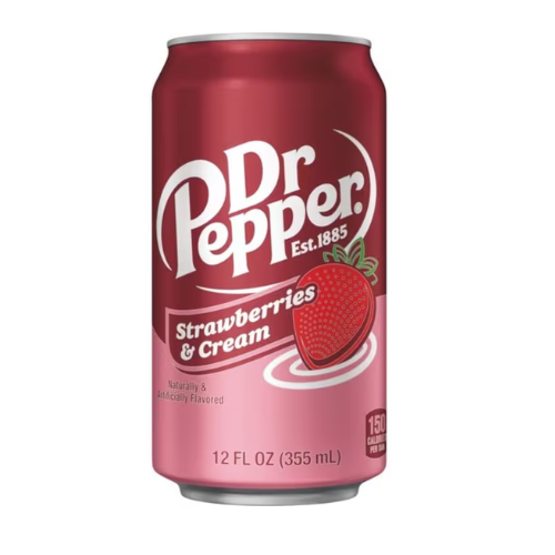 Dr Pepper Strawberries and Cream 355ml