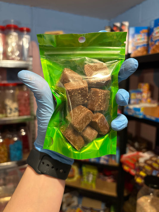 Chocolate covered fudge 100g