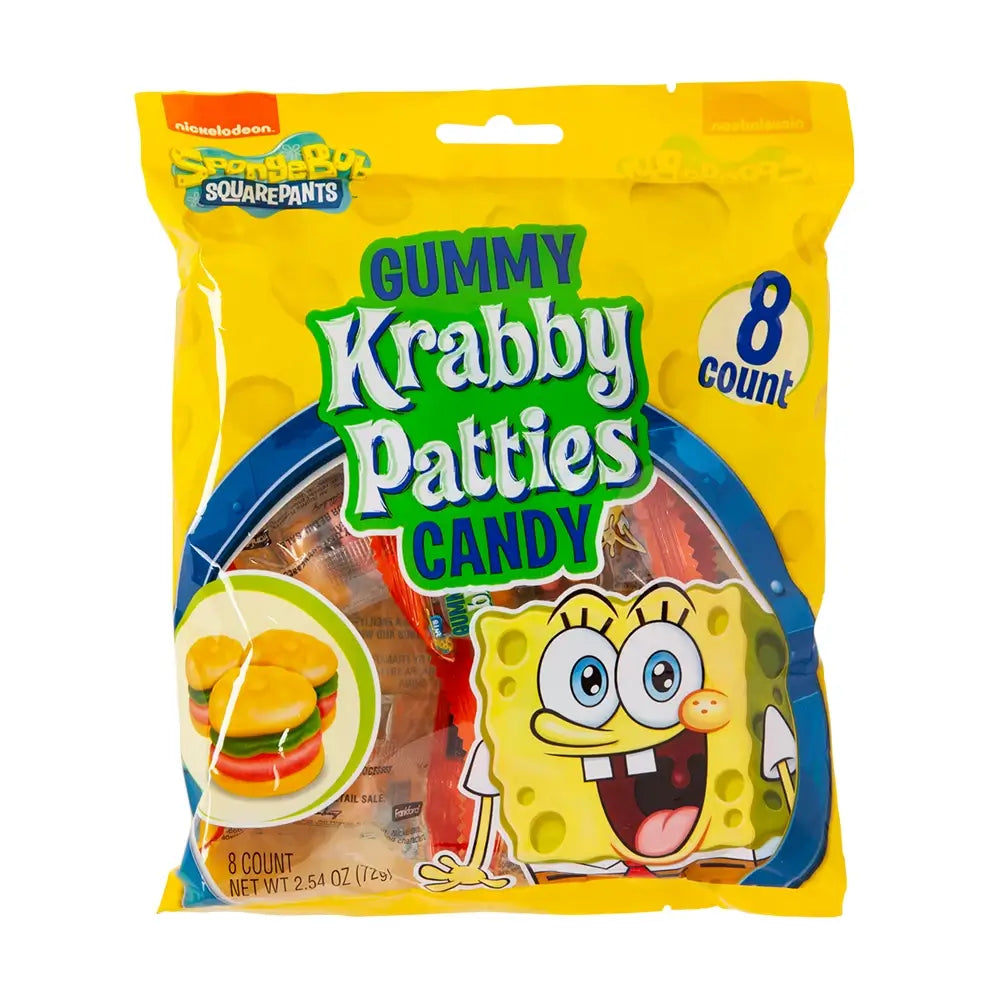 Sponge Bob Krabby Pattie Peg Bag 2.54oz/72 Gram