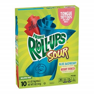 Betty Crocker Fruit Roll Ups Sour
