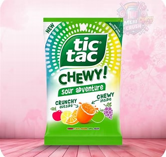 Tic Tac Chewy Sour Adventure Peg Bag 2.8oz