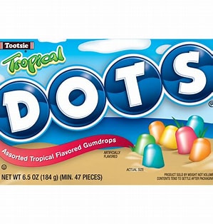 Tootsie Tropical Dots 6.5oz/184g