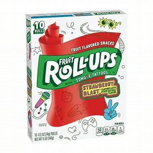 Betty Crocker Fruit Roll-ups Strawberry Blast 5oz