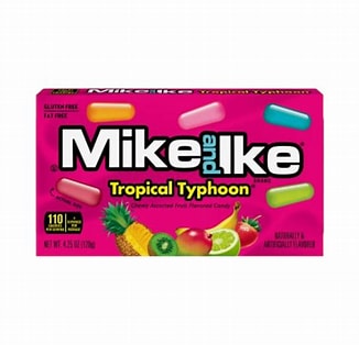 Mike & Ike Tropical Typhoon Theatre Box 4.25oz (120g BEST BEFORE OCTOBER 2025