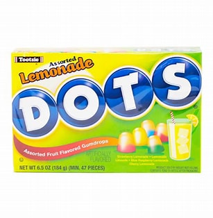 Tootsie Dots Assorted Lemonade Theater Box 184g