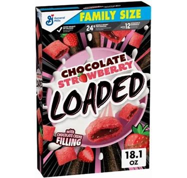 General Mills Chocolate Strawberry Loaded Cereal