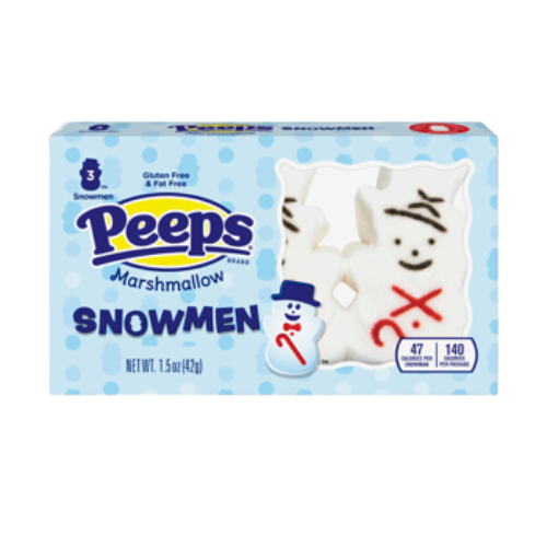 Peeps Marshmallow Snowmen 3ct 1.5oz