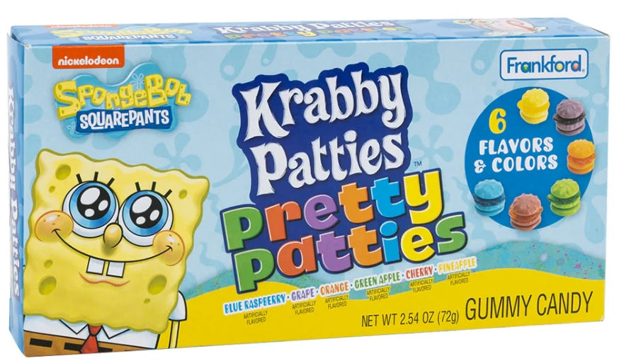 Spongebob Krabby Patties Pretty Patties Theater Box 2.54oz (72g)