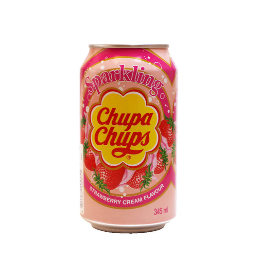 Chupa Chups Sparkling Strawberry and Cream 345 ml (USA)