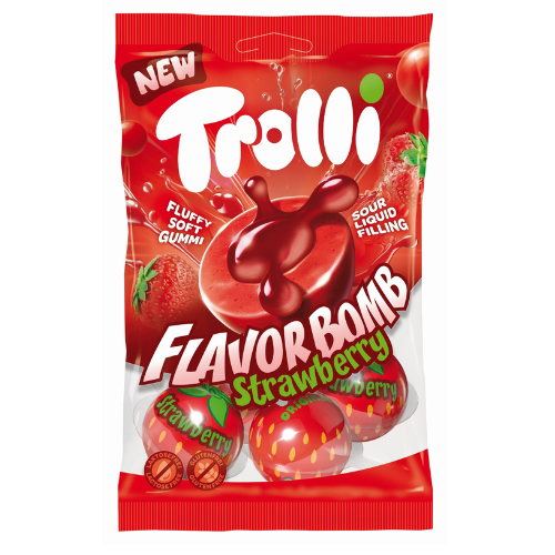 Trolli Flavor Bombs – Strawberry 75g