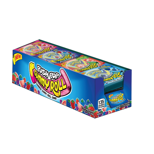 Topps Push Pop Gummy Roll 1.4oz
