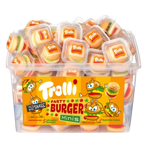 Trolli Party Burger Mini’s x3
