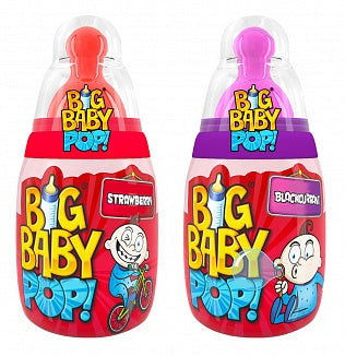 Bazooka Big Baby Pop! Strawberry/Blackcurrant