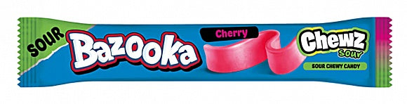 Bazooka Chewz Sour Bar Cherry