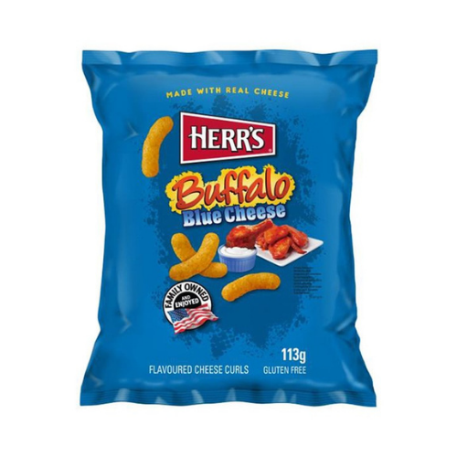 Herrs Buffalo Blue Cheese Curls 113g