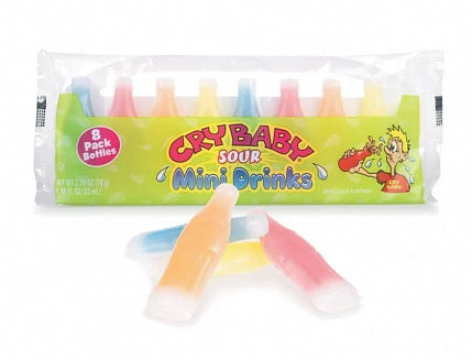 Cry Baby Wax Sour Mini Drinks 8 Pack