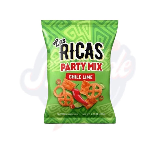Las Ricas Chile Lime Party Mix Puffed Snack BEST BEFORE END 16th SEPTEMBER 2025