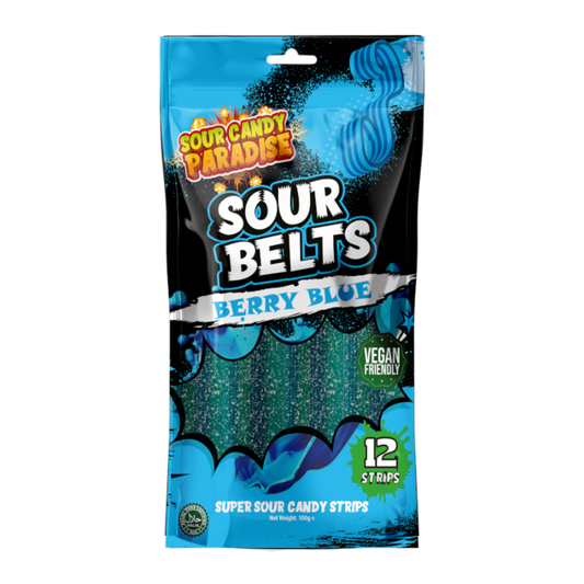 Sour Belts Berry Blue 100g