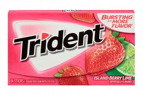 Trident Gum Island Berry Lime