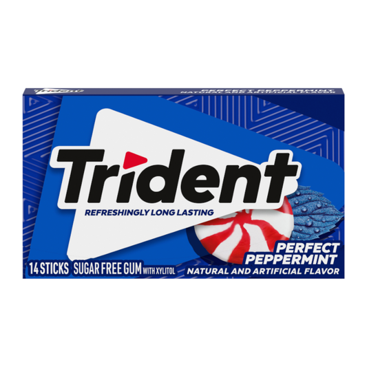 Trident Perfect Peppermint Sugar Free Gum 0.93oz