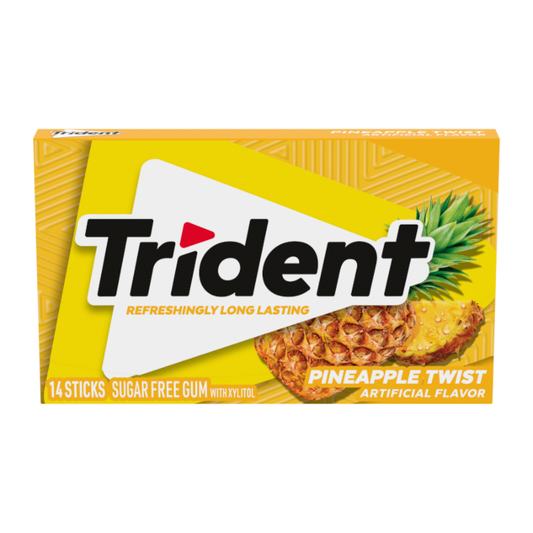 Trident Pineapple Twist Sugar Free Gum 0.93oz