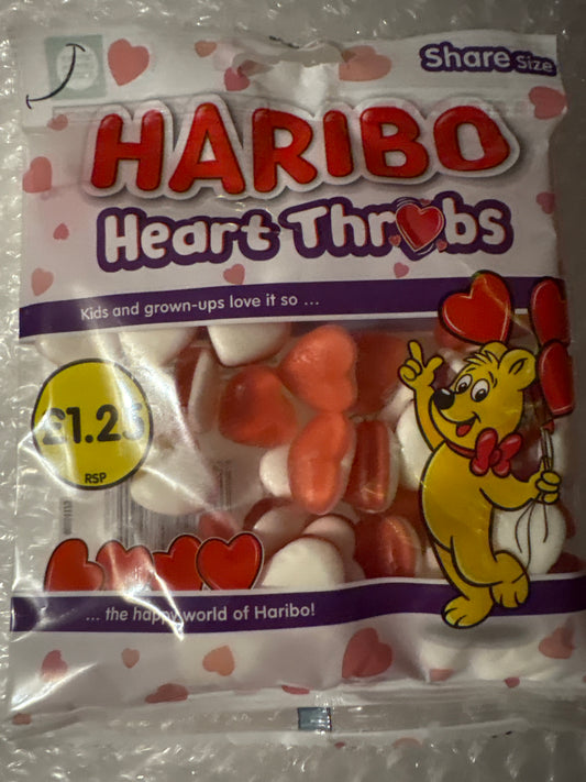 Haribo heart throbs 140g