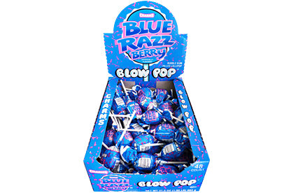 Blow Pops Blue Razz Berry x1
