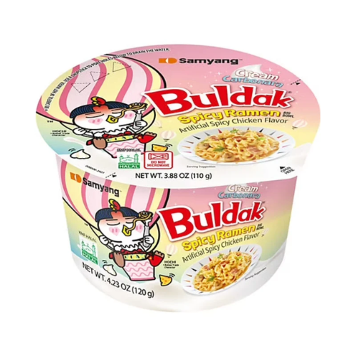 Buldak Creamy Carbonara Ramen Noodles 120g