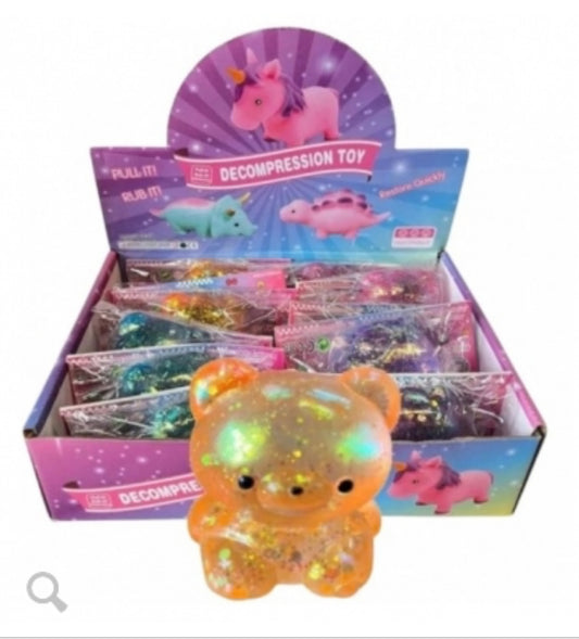 Squishy Glitter bear