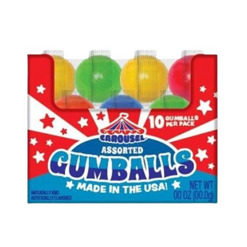 Carousel 5 Assorted Gumballs 30g
