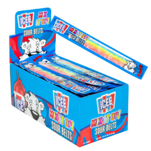 Icee Mix It Up Sour Belts 0.35oz 125ct
