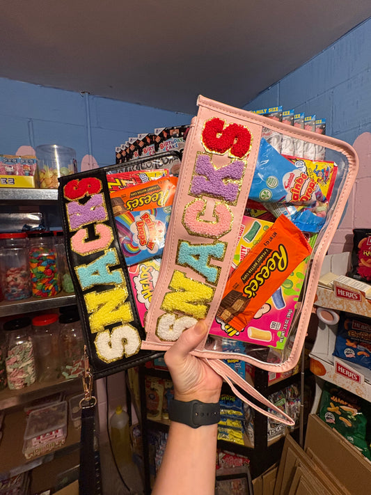 Snack bag with snacks