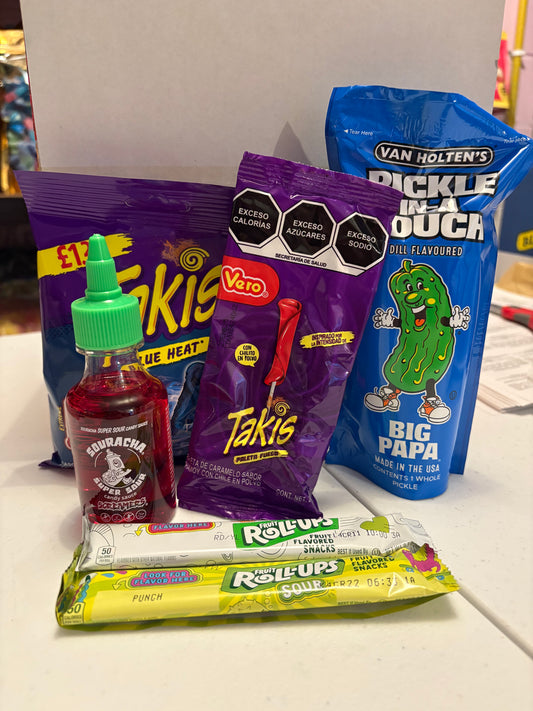Takis Blue pickle kit