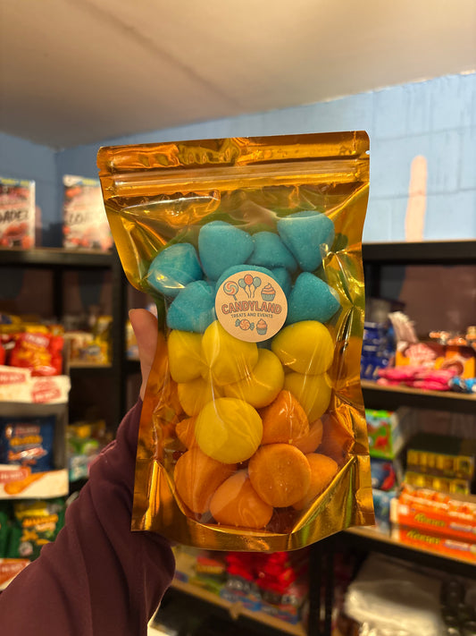 Paint ball marshmallow mix
