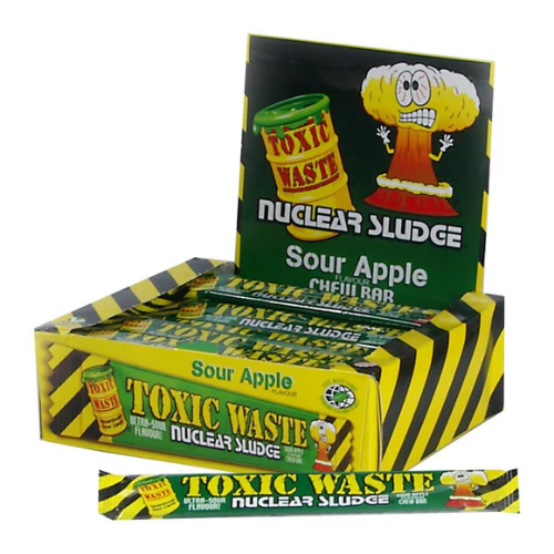 Toxic Waste Apple Chew Bar 20g
