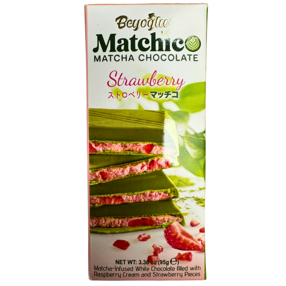 Matcha Chocolate with Strawberry