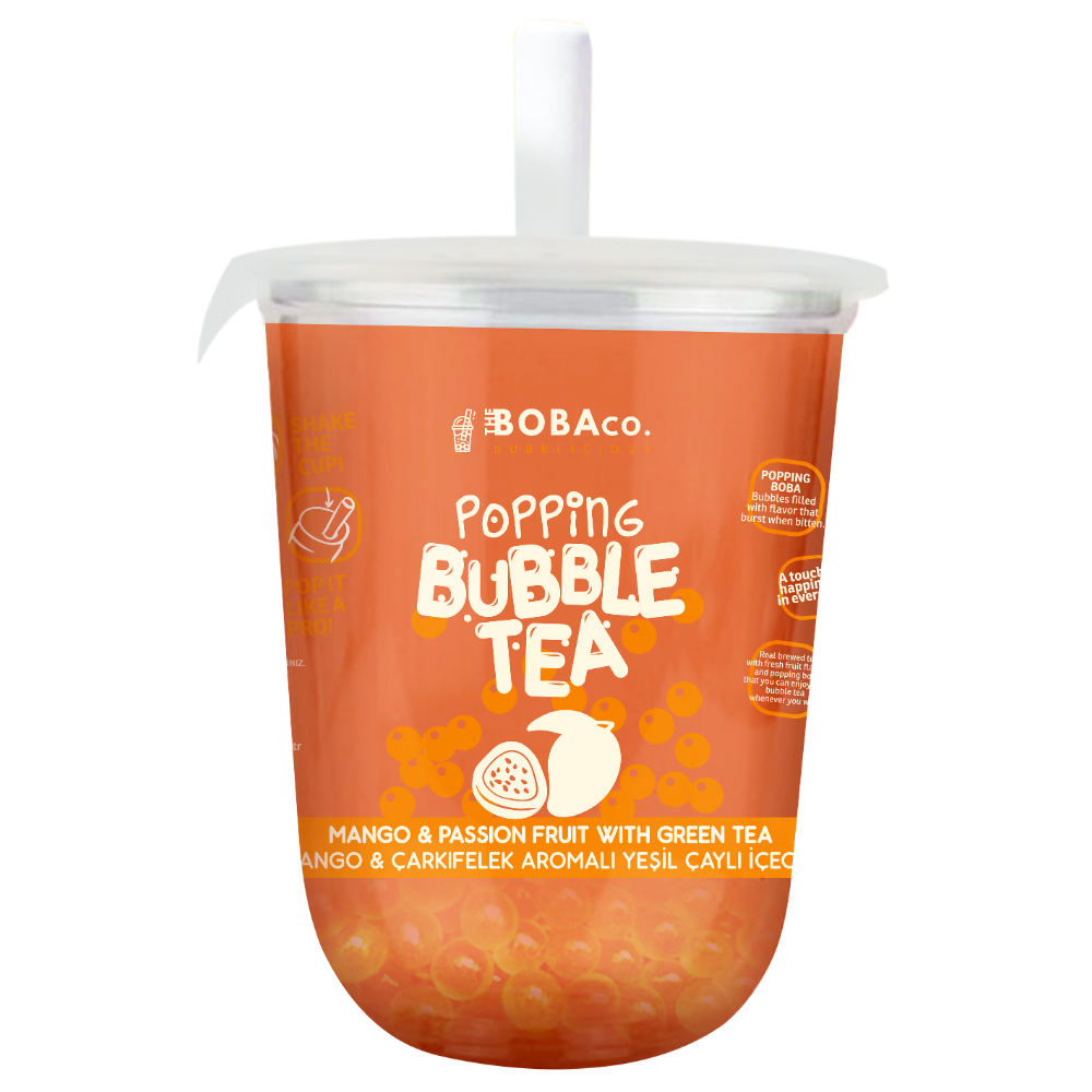 Popping Bubble Tea Mango & Passionfruit