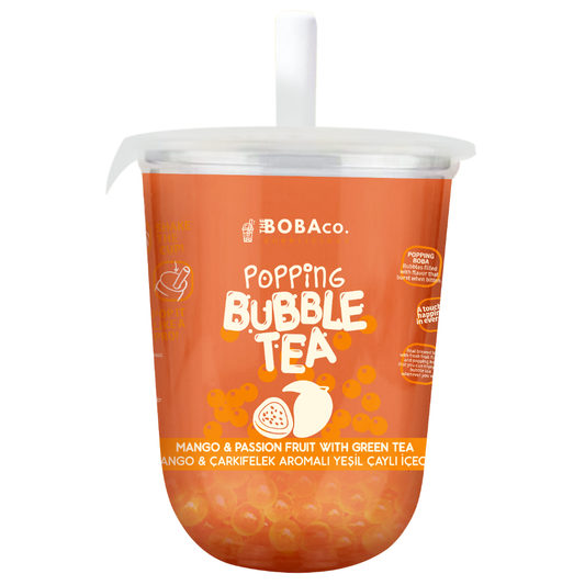 Popping Bubble Tea Mango & Passionfruit