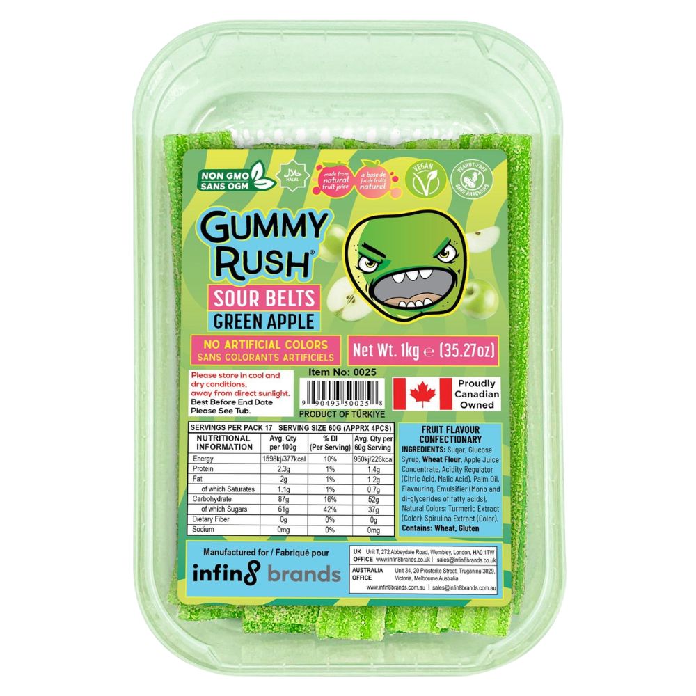Green Apple Sour Belt 200g