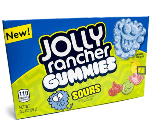 Jolly Rancher Gummies Sours Theatre Box