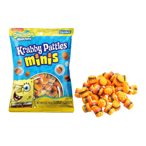 Krabby Patties Minis Peg Bag 5oz/141g