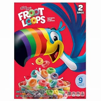 Froot Loop Cereal Straws