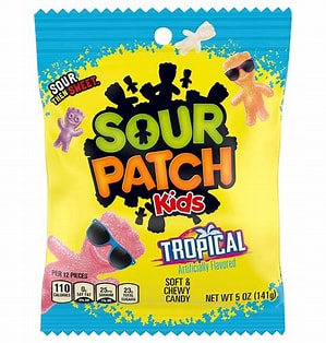 Sour Patch Kids Tropical Peg Bag
