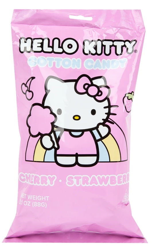 Hello Kitty Cherry/Strawberry Cotton Candy 3.1oz (88g)