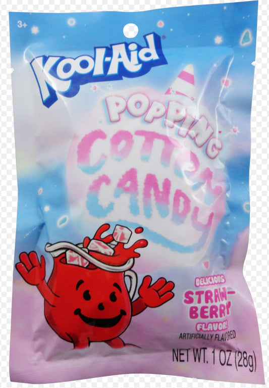 Kool-Aid Popping Candy Cotton Candy Peg Bag 1oz (28g)